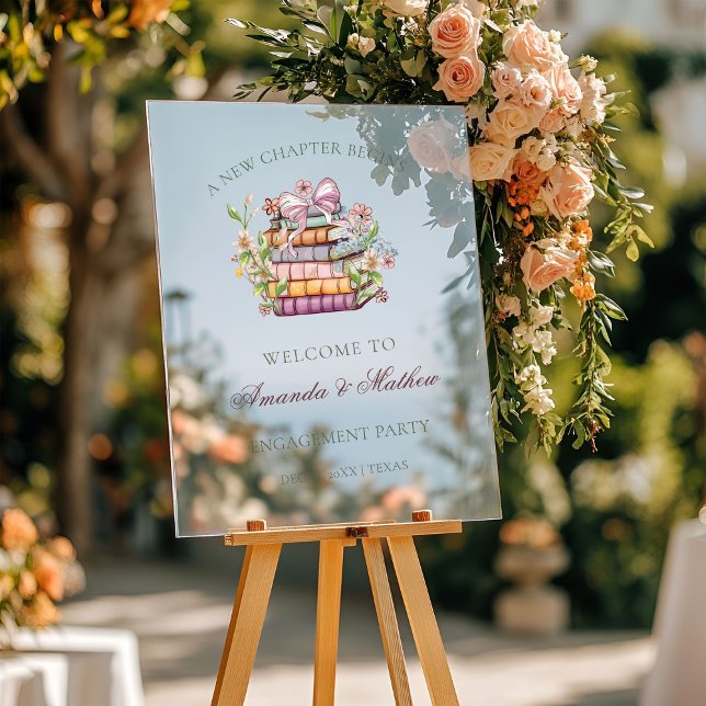 Señal Acrílica Un nuevo signo de bienvenida para el compromiso de (Subido por el creador)