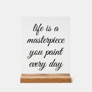 Señal Acrílica Un Rótulo Acrílico de Obra Maestra