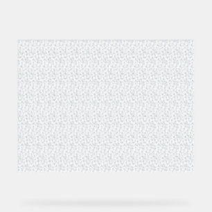 Señal Acrílica Una superficie completamente blanca e incansable l