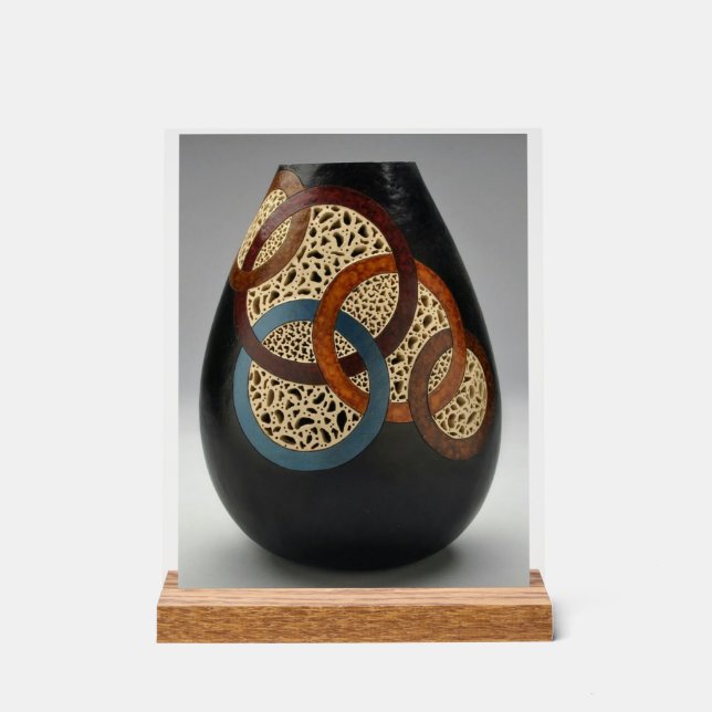 Señal Acrílica  Vase Décoratif Moderne – Design Scu (Anverso)