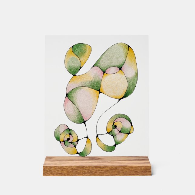 Señal Acrílica Vidrio alegre - Pantalla acrílica (Anverso)