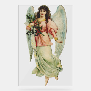 Señal Acrílica Vigilancia Divina y Gracia del Ángel de la Guarda