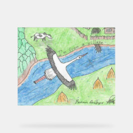 Señal Acrílica Village Vibes