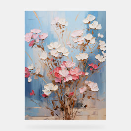 Señal Acrílica Vino Trumpet - Impasto Floral