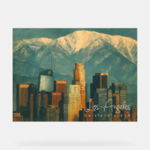  Vintage Los Angeles Watercolor | Retro California