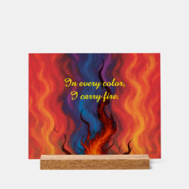 Señal Acrílica VTVB-I-CARRYFIRE-AS - Acrylic Sign