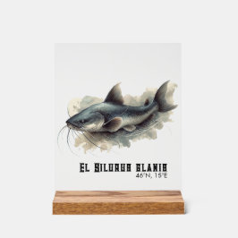 Señal Acrílica Watercolor Series: Catfish