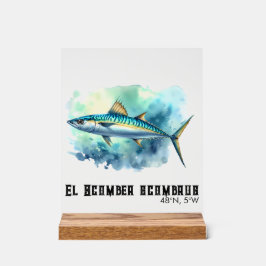 Señal Acrílica Watercolor Series: Mackerel