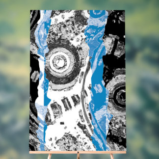 Señal Acrílica Wave Mechanism – Custom 24" x 36" Acrylic Sign