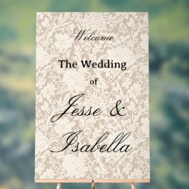 Señal Acrílica Welcome Wedding Sign