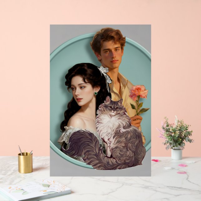 Señal Acrílica What If Your Cat Was Human Art Plaque – (Boda)