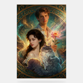 Señal Acrílica What If Your Cat Was Human Art Plaque –