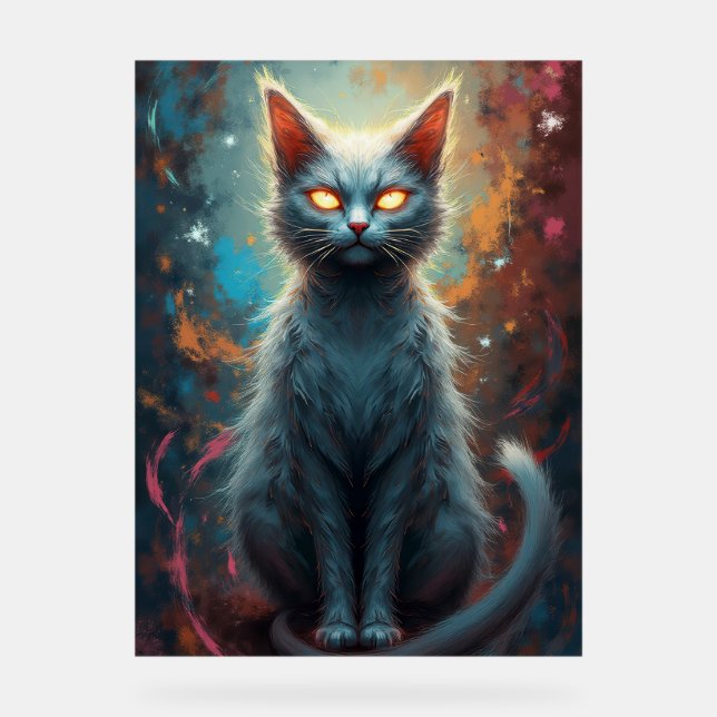 Señal Acrílica Where curiosity meets the cosmos. (Anverso)