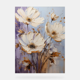 Señal Acrílica Windflower - Impasto Floral