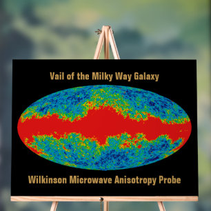 Señal Acrílica WMAP, Valle de la Vía Láctea sobre el Universo