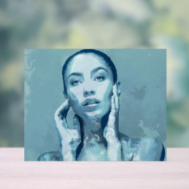 Señal Acrílica "Woman in Blue"