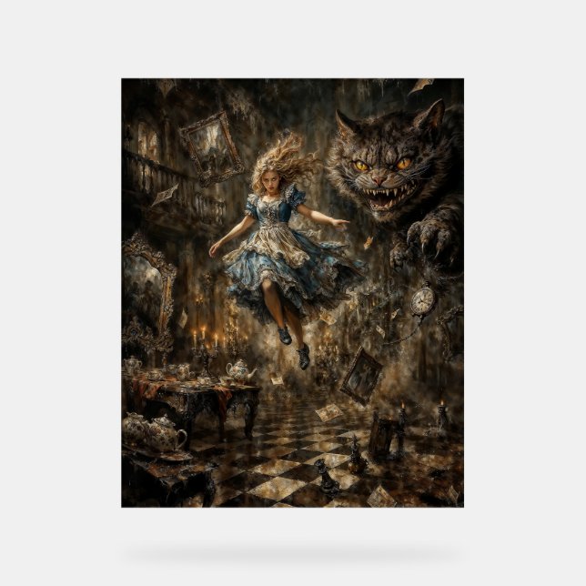 Señal Acrílica Wonderland Fall (Anverso)