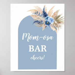 Señal Blue Pampas Grass Mimosa Bar Boy