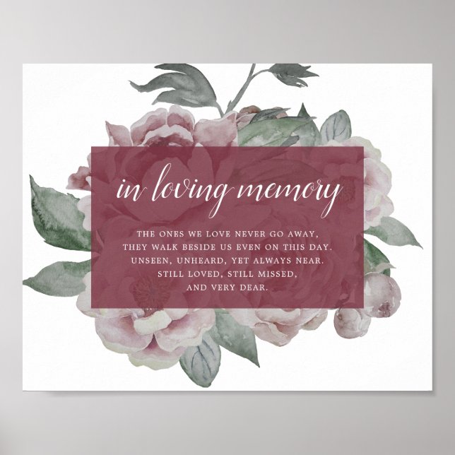 Señal conmemorativo de boda en jardín inglés (Frente)