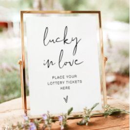 Señal de ADELLA Minimalista Afortunada en Amor