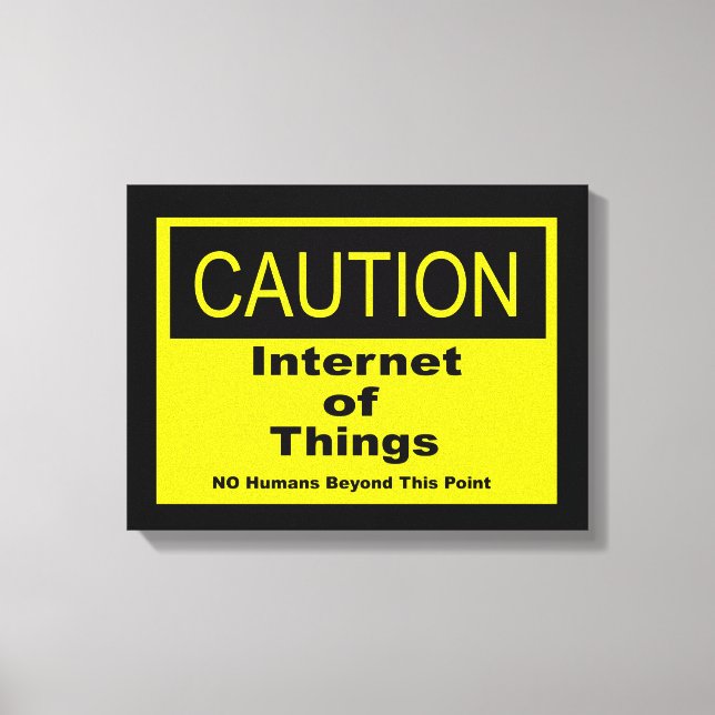 Señal de advertencia de precaución del Internet de (Anverso)