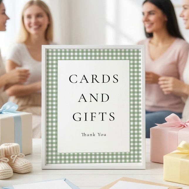 Señal de Baby Shower de Tarjetas y Regalos de Cuad (Subido por el creador)