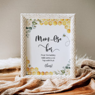 Señal de bar Bee Mom-osa