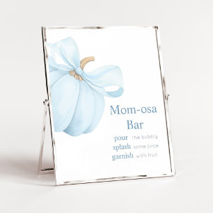 Señal de barra de mamá osa minimalista de niño cal
