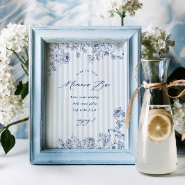 Señal de barra de Mimosa azul algo Fiesta de despe