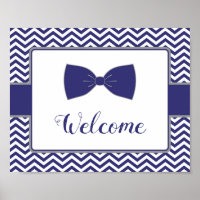 Señal de bienvenida de Baby Shower de Little Man B