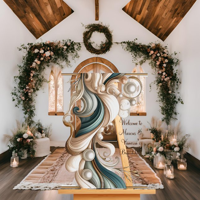 Señal de bienvenida de Boda acrílico elegante de l (Subido por el creador)