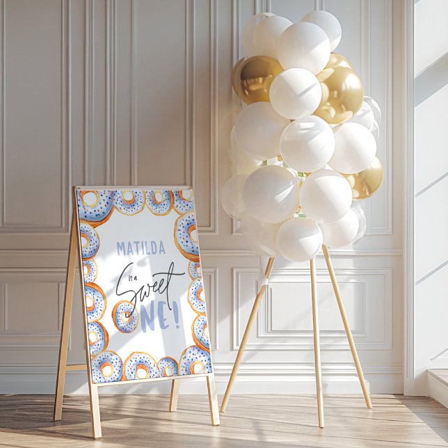 Señal de bienvenida de fiesta de primer cumpleaños (Subido por el creador)