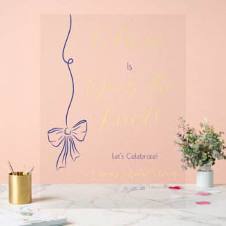 SEÑAL DE BIENVENIDA DE LA DUCHA BRIDAL