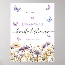 Señal de bienvenida de la ducha de la novia de mar