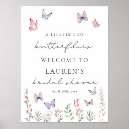 Señal de bienvenida de la ducha de novia de descar