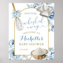 Señal de bienvenida de la ducha de novia de la coc