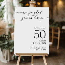 Señal de bienvenida de la reunión de clase, cualqu