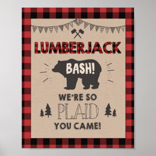 Señal de bienvenida de Lumberjack Signo de tabla d