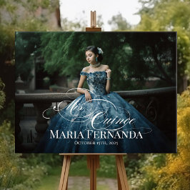 Señal de bienvenida de Mis Quince Quinceanera con
