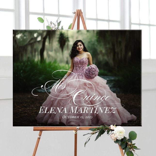 Señal de bienvenida de Mis Quince Quinceanera con  (Subido por el creador)