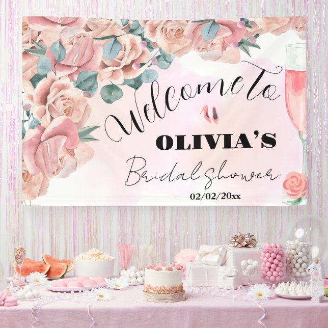 señal de bienvenida de pétalos y ducha de novia pr (Fiesta)