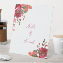 SEÑAL DE BIENVENIDA DE REGALOS Y TARJETAS PARA DUC