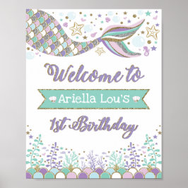Señal de bienvenida de Sirena Primera Decoración d