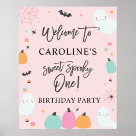 Señal de bienvenida de un Fiesta de primer cumplea