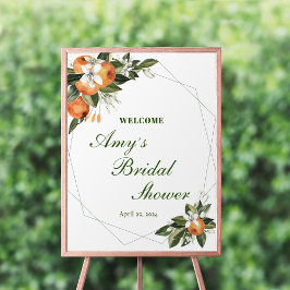 Señal de bienvenida del naranja Main Squeeze Brida