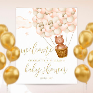 Señal de bienvenida para baby shower 'Apenas podem