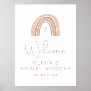 Señal de bienvenida para ducha de novia GITA Paste