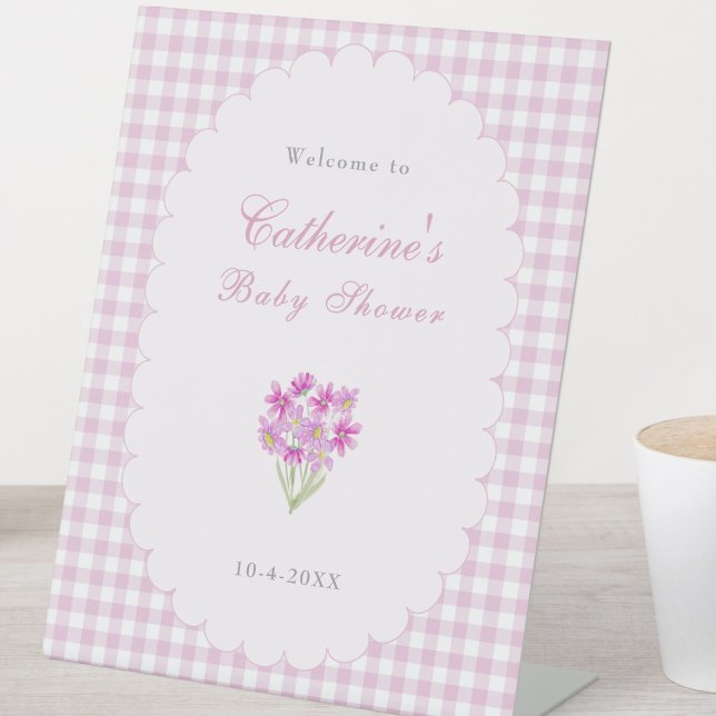 Señal de bienvenida para mesa de baby shower de cu (Subido por el creador)