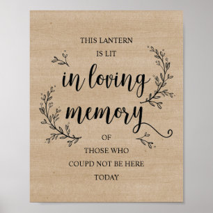 señal de boda conmemorativa (linterna) Viñas Rústi
