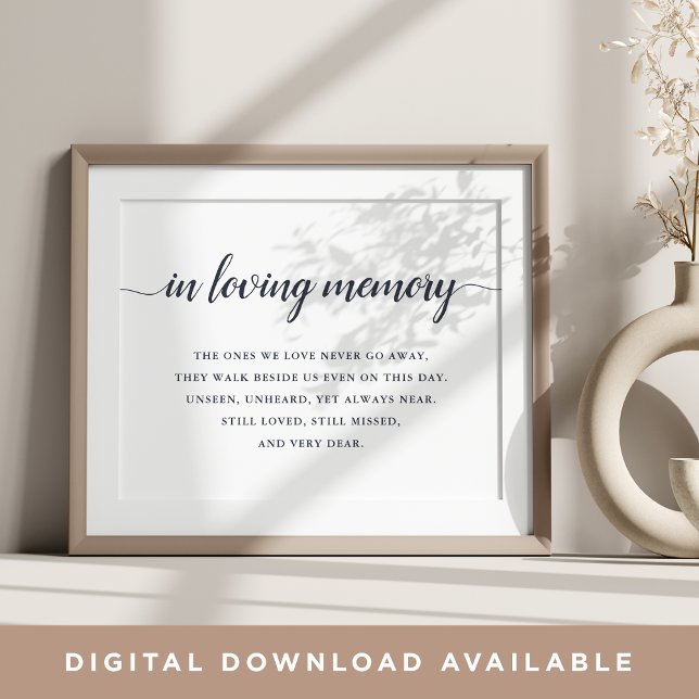 Señal de boda de caligrafía blanca y azul marino e (Subido por el creador)